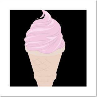 Yummy Ice cream Yummy Yum Yummy Funny Posters and Art